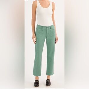 Cabi 2025 ‘Austin Jean’ in stunning sea glass color! Straight-Leg Cropped Pants.